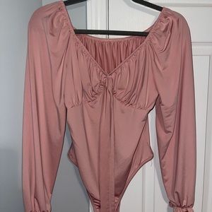 Pink bodysuit